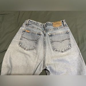 Vintage denim high waisted jeans